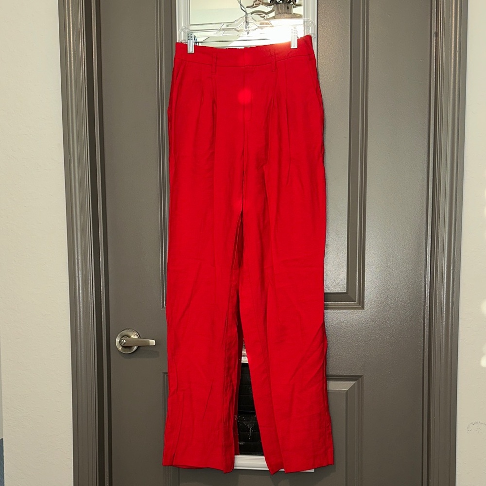 a new day Bold Red Trousers